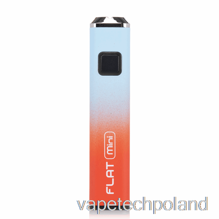 Vape Tech Polska Yocan Flat Mini 400mah Bateria Czerwona Turkusowa